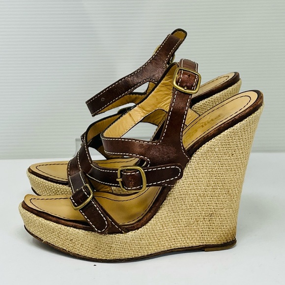 PHILOSPHY by Alberta Ferretti***Wedge Heel Sandals**EU 37; US 7 $780 - Picture 4 of 6